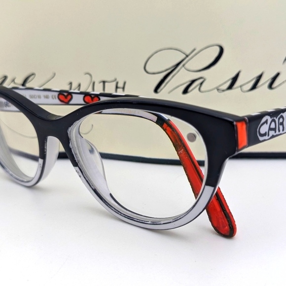 💔 RONIT FURST grc7q-s4 Size: 50/18/140 Hand Painted Eyeglasses *Unique Temple*❤ - Picture 4 of 17